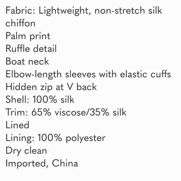 NWOT Rixo Cheryl Cuba Palm Maxi with Frill Hem Small - Picture 7 of 7